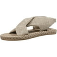 thumbnail image 1 of CAICJ98 Wedge Sandals for Women Summer Flat Sandals for Women Comfortable Casual Beach Shoes Bohemian Beaded Flip Flops Sandals,Black, 1 of 5