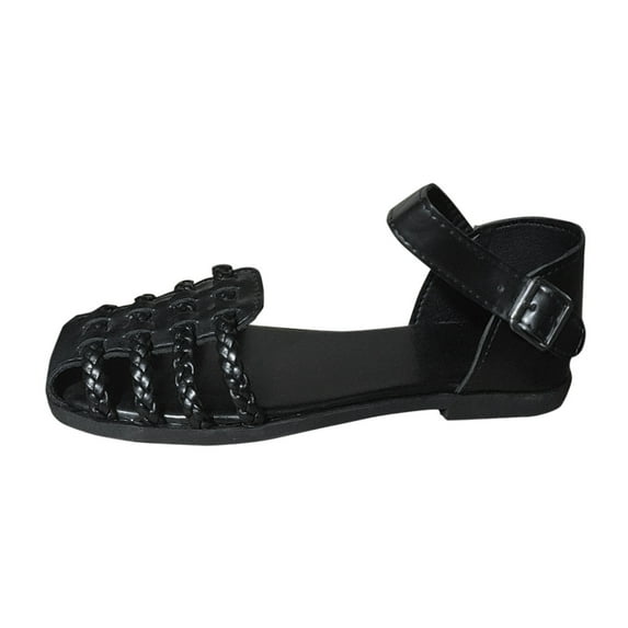 CAICJ98 Wedge Sandals for Women Women Slide Sandals Comfortable Adjustable Double Buckle Platform Sandal,Black
