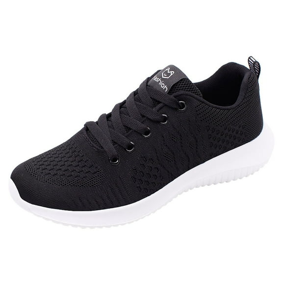 CAICJ98 Women'S Fashion Sneakers Women's Slip-on Loafers Shoes Sneakers Casual Comfort Fashion Skate,Black