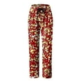 thumbnail image 1 of CAICJ98 Women'S Pants Women's High Waisted Wide Straight Leg Long Pants Solid Work Office Trousers Red,L, 1 of 1