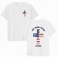 thumbnail image 1 of CAICJ98 Women's 250Th Anniversary T-Shirt Faith Freedom 250 Years Patriotic Flag Tee 4Th of July Women's T Shirts (White,S), 1 of 7