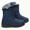 thumbnail image 1 of CAICJ98 Women's Snow Boots Waterproof Mid Calf Boot Lightweight Warm Fashion Winter Boots Women (Blue,Size 8.5), 1 of 8