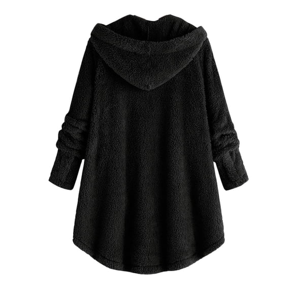 CAICJ98 Womens Cardigan Sweaters Long Womens Casual Open Front Long Sleeve Sweater Cardigans Knit Outwear with Pockets Black,L