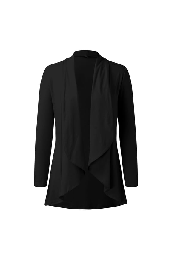 Womens Cardigans Lightweight Women's Button Vee Neck Long Sleeve Rib Knit Cardigan Sweaters Black,XXL