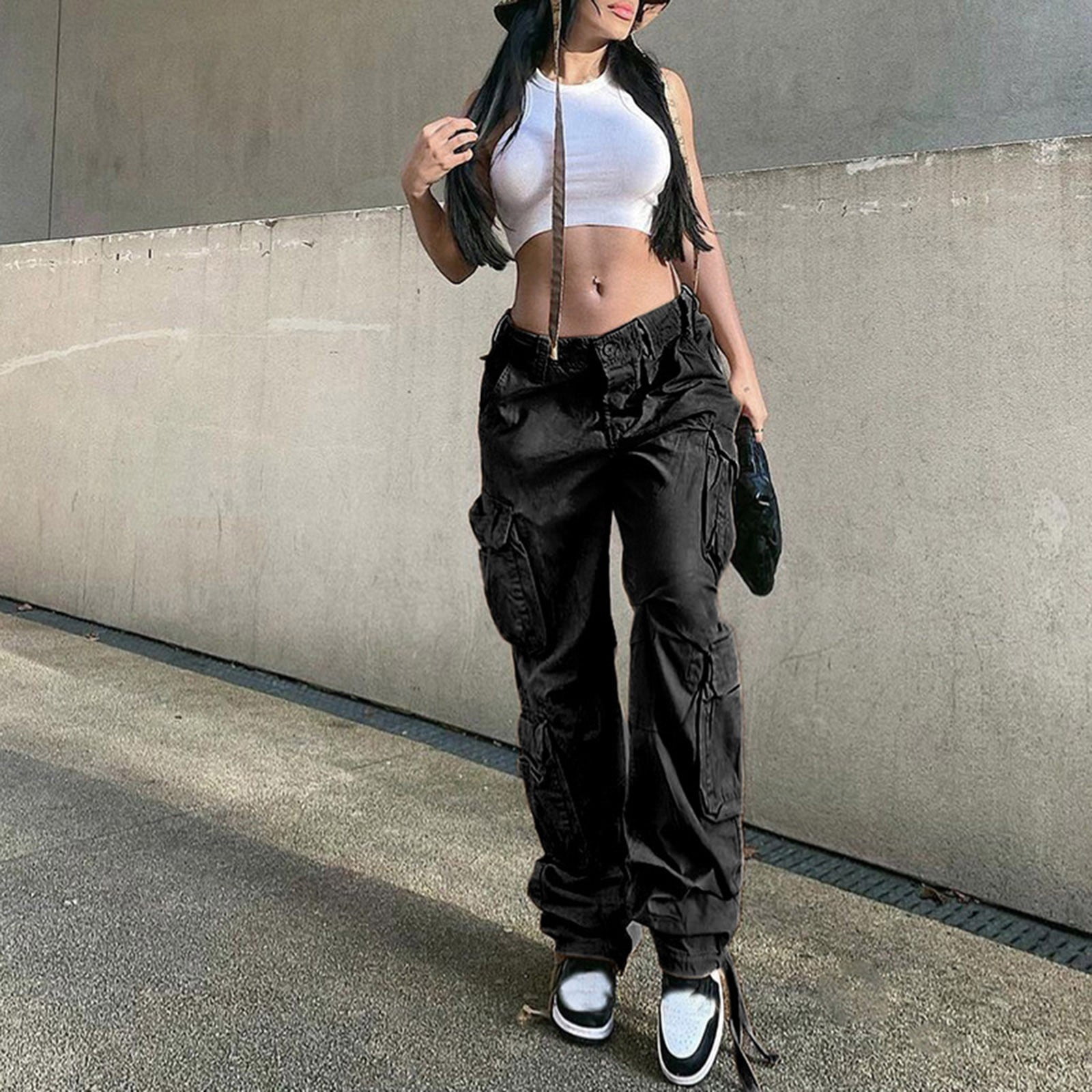2023 Autumn Outfits Clothes Streetwear Loose Pants For Women
