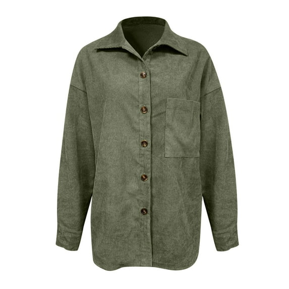 CAICJ98 Womens Jackets Fall Women's Heavyweight Long-Sleeve Hooded Puffer Coat (Available in Plus Size) Army Green,S