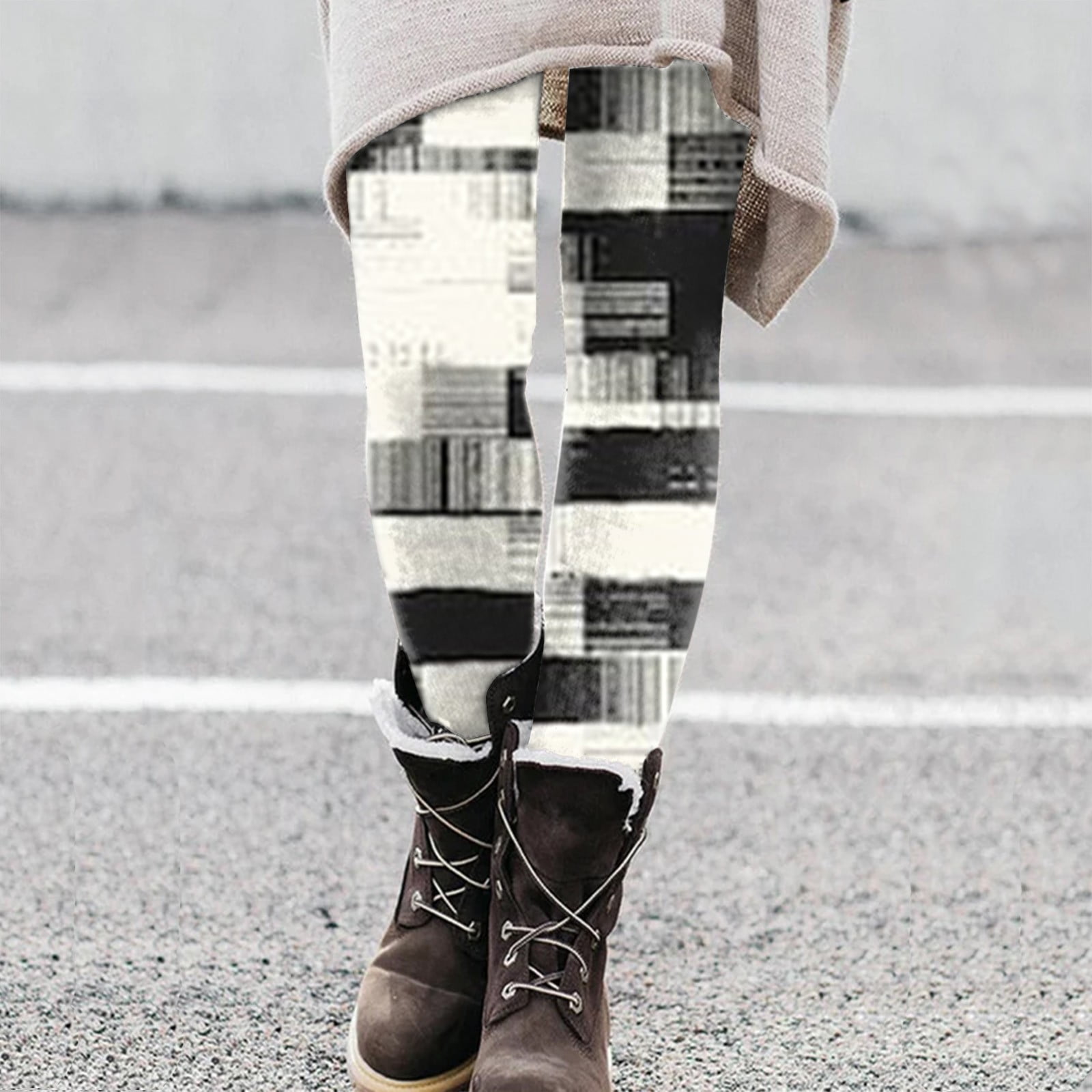 CAICJ98 Womens Leggings Plus Size Lined Leggings Women with Pockets