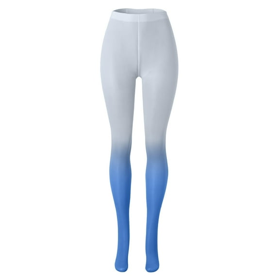 CAICJ98 Gym Leggings For Women Women's Lined Leggings Cold Weather Running Tights Winter Thermal Hiking Biking Cycling Pants Sky Blue,One Size