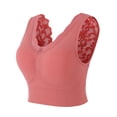thumbnail image 1 of CAICJ98 Womens Lingerie Comfort Revolution Wireless T-Shirt Bra, Wireless Full-Coverage Bra, Pullover Wirefree T-Shirt Bra Watermelon Red,One Size, 1 of 2
