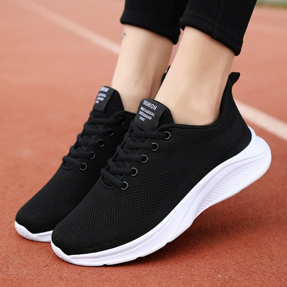 CAICJ98 Womens Running Shoes Womens Sneakers - Workout, Walking, , Cross Training, Tennis, Gym Shoes for Women,Black