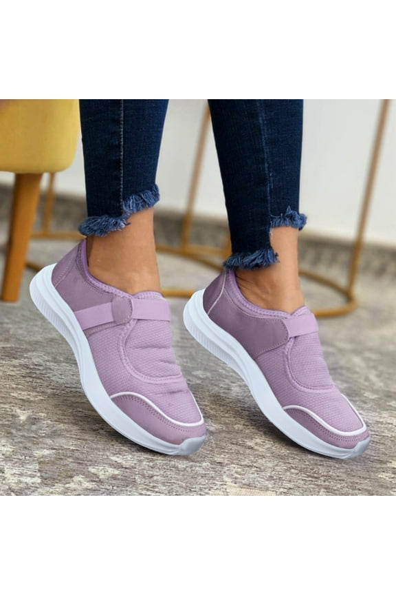 Womens Shoes Women's Walking Shoes Slip On Sneakers with Memory Foam Arch Support,Pink