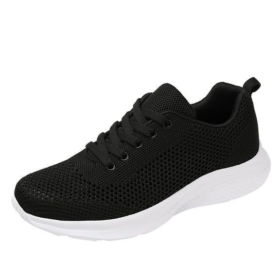 CAICJ98 Womens Sneakers Womens Canvas Shoes Low Cut Canvas Sneakers Walking Running Shoes,Black