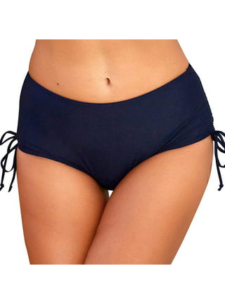 Upopby Women's Sexy Boyshort Bikini Bottom Side Tie Cheeky Swimsuit Bottoms  Ruched Tankini Swim Shorts : : Clothing, Shoes & Accessories
