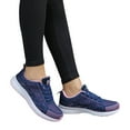 thumbnail image 1 of CAICJ98 Womens Tennis Shoes Women's Tennis Walking ShoesBreathable Mesh Knit Lightweight Slip on Sneakers for Gym Work,Dark Blue, 1 of 5