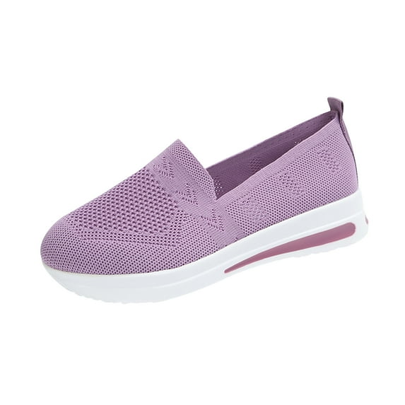CAICJ98 Womens Tennis Shoes Womens Walking Tennis Shoes Lightweight Breathable Mesh Running Shoes Casual Sneakers for Sport,Purple
