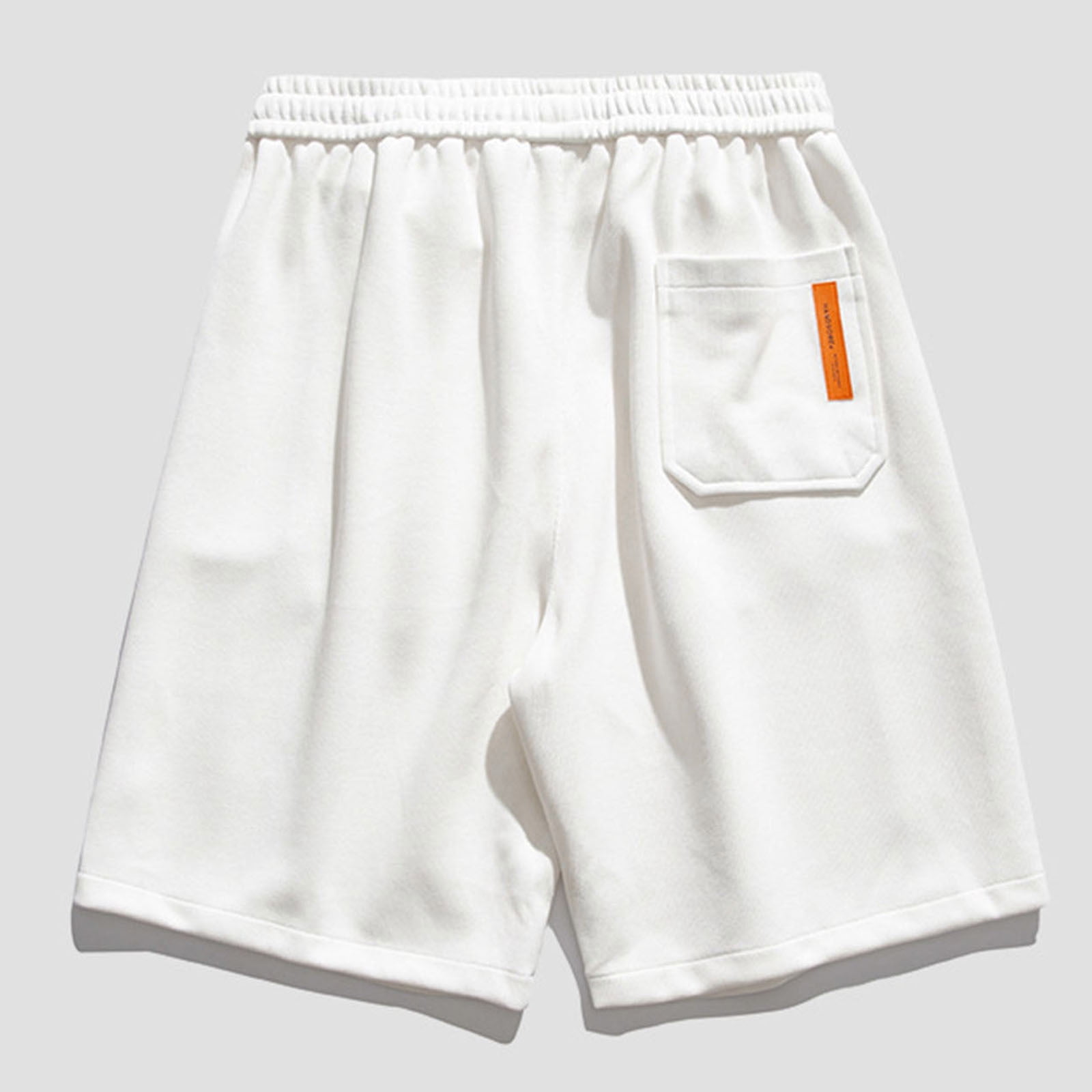 CAICJ98 Work Pants For Men Mens Drawstring Running Joggers Elastic Waist  Sweats Pants Bottom Workout Sweatpants with Pockets White,3XL
