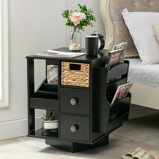 https://i5.walmartimages.com/seo/CAIDI-24-Tall-Rotating-End-Table-Modern-End-Table-with-Magazine-Rack-and-Drawers-for-Living-Room-Bedroom-Office-Black_93874970-5586-4585-9d20-9d20a0711188.a8416a14af294fc4528f18101c58f0dd.jpeg?odnHeight=320&odnWidth=320&odnBg=FFFFFF