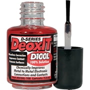 فرشاة تطبيق DeoxIT D100L-2DB من Caig Laboratories - منظف ملامس - 7.4 مل، عبوة من قطعة واحدة