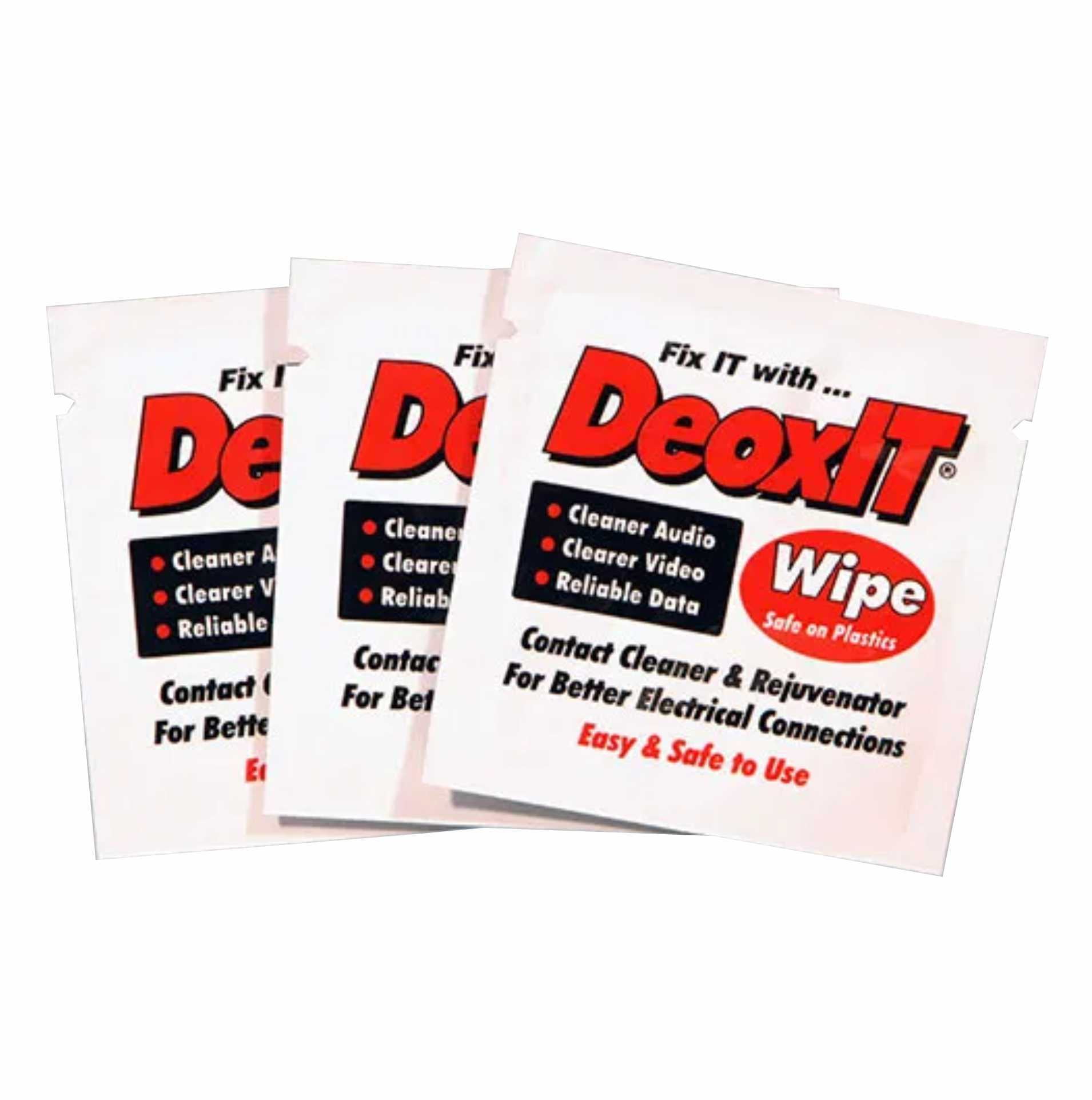 CAIG LABS DeoxIT DSeries Wipes, 100, 3 Pack
