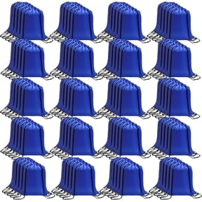 CAIHONG Drawstring Bags Bulk Drawstring Backpack Bulk String Back Pack Gym Sport Bag for Women Draw String Bags Pack Nylon Cinch Bags, Blue, 100 Pcs