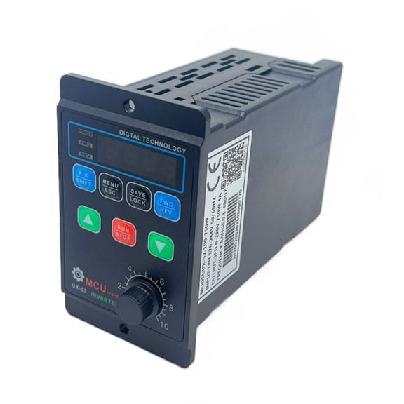 CAIJIEXI 1 Pc Inverter, Single-Phase Input and Three-Phase Output, for Three-Phase Motors Ux-52-100-1.1Kw