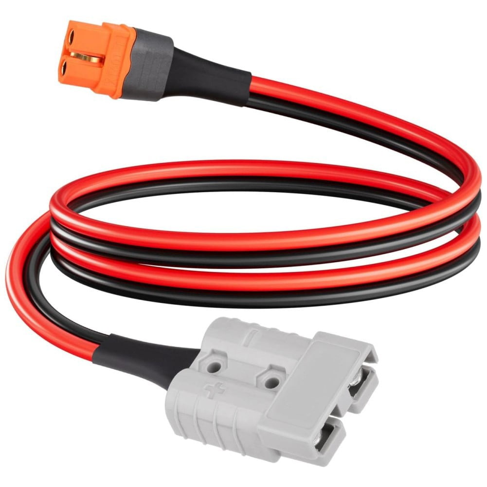 CAIJIEXI 10Awg for Anderson 50A To for Xt60I Quick Connect Cable for Rc & Solar Power Use 1Meter
