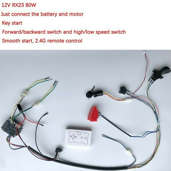 Weelye Diy Wire Switch of Kids Electric Car Rc Receiver Accessories Fittings