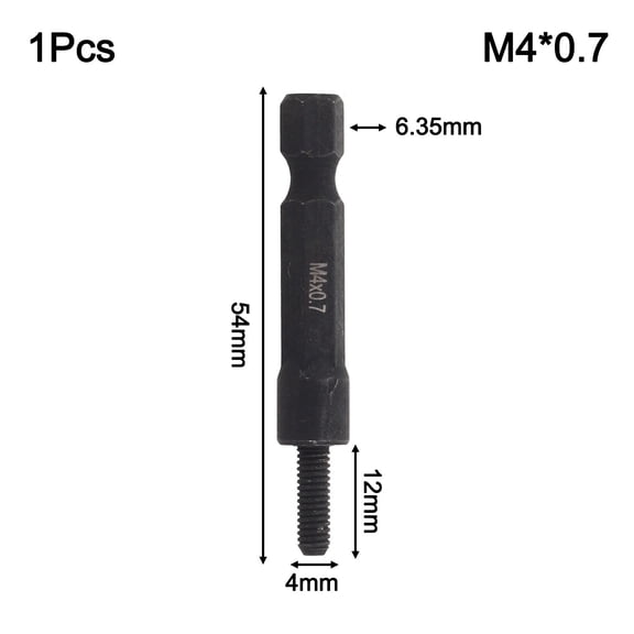 CAIJIEXI 1Pc Dual-Head Screw Socket Screwdriver Bit Holder Hanger Bolt Driver Hex Shank Magnetic Screwdriver Tips Extension for Woodwork A M-4