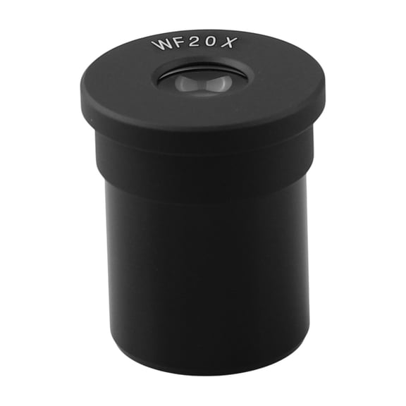 CAIJIEXI 1Pcs Biological Microscope Wide-Angle Eyepiece 23.2mm 5X-25X Aperture Eyepiece Wf20X