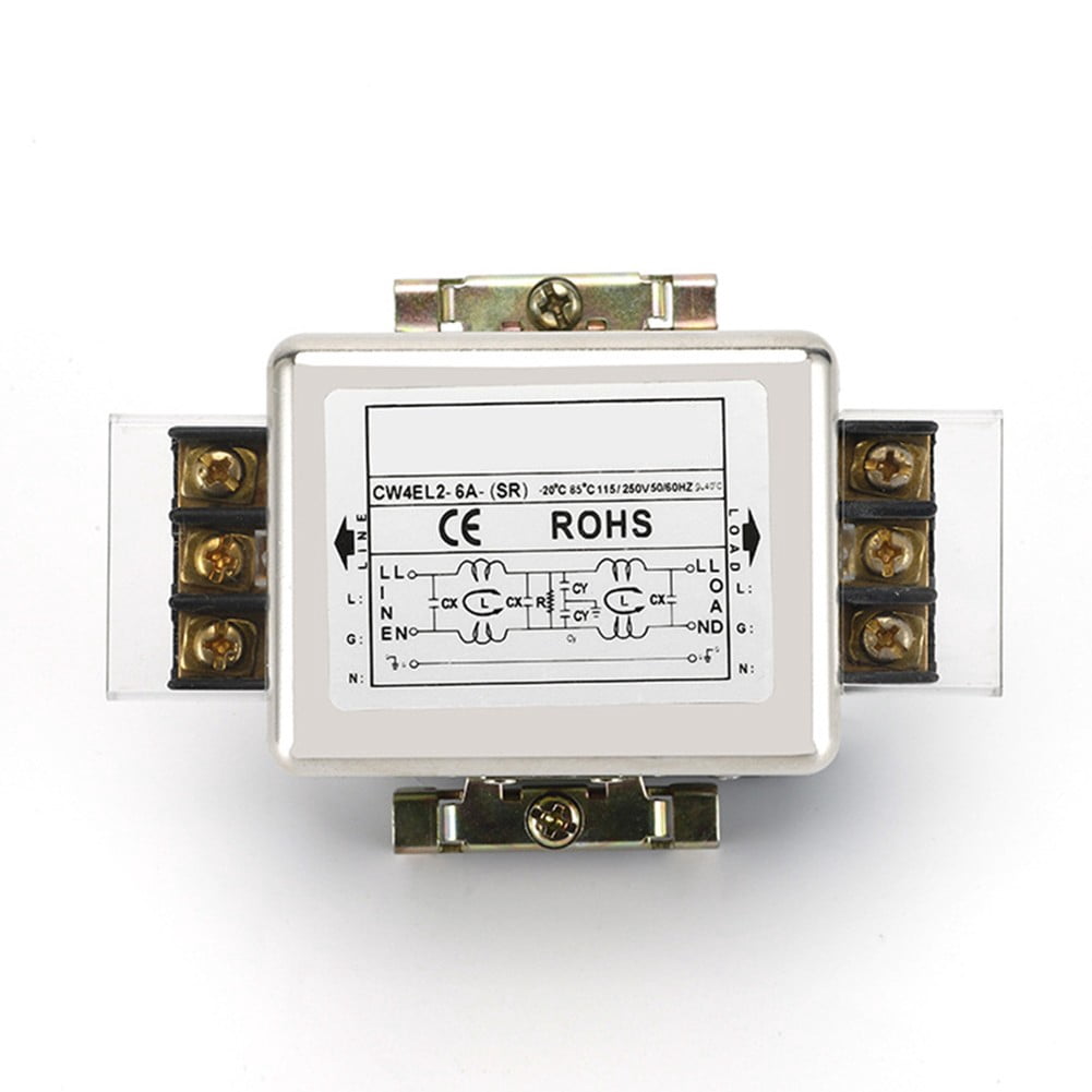 CAIJIEXI 220V Bipolar Terminal Block for Emi Purification Power Filter ...