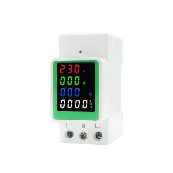 CAIJIEXI Ac Digital Energy Meter,Ac 80-270V 100A Ampermeter Voltmeter Ammeter Tester