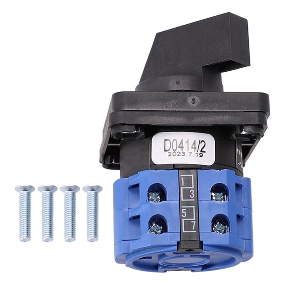 CAIJIEXI Changeover Switch Cam Selector 20A 3 Positions 8 Screw Terminals Accessory