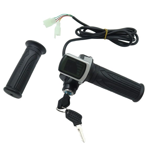 CAIJIEXI Electric Bike Ebike Throttle Scooter Accessories 24V36V Lcd Display with Lock 48V