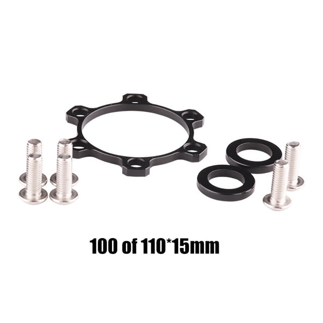 Adaptateur de Conversion de moyeu de vélo en alliage 100 * 15 à 110 * 15 142 * 12 à 148 * 12, accessoire (Premiers 100 * 15 à 110 * 15 Adaptateur de Conversion de moyeu de vélo en alliage 100 * 15 à 110 * 15 142 * 12 à 148 * 12, accessoire (Premiers 100 * 15 à 110 * 15