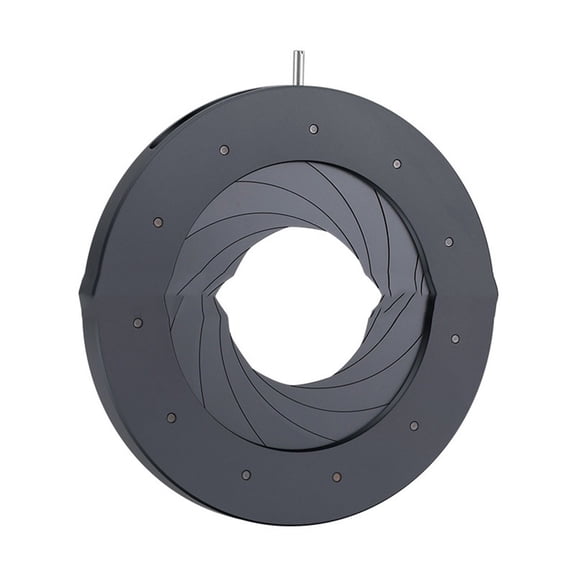 CAIJIEXI Light Control Adjustable 450mm Iris Aperture Diaphragm for Microscopes Cameras