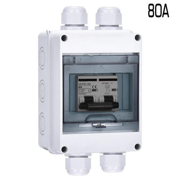 CAIJIEXI Pv Disconnect Box Dc1000V Circuit Breaker Solar System Isolator Switch 6-125A