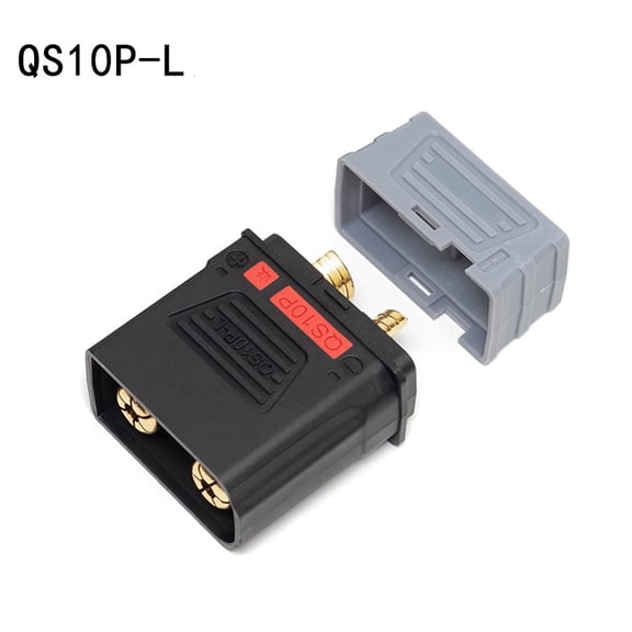 CAIJIEXI Qs10P-L Connector with Dust Cover for Battery Current Anti-Ignition Connector Male