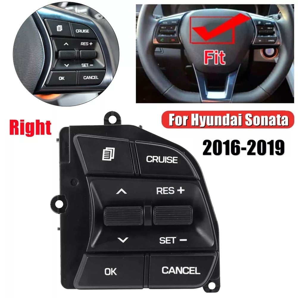 CAIJIEXI Right Cruise Control Steering Wheel Switch Button for Hyundai ...