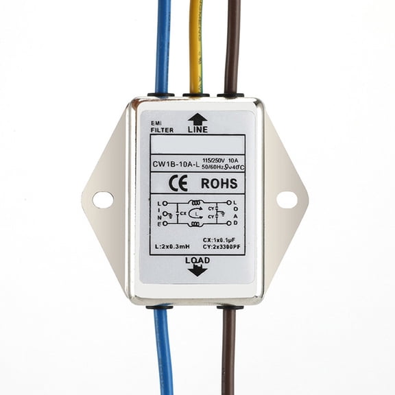 CAIJIEXI Single-Stage Filter Cw1B-L Single-Phase Outgoing Power Supply with Line Filter Cw1B-10A-L(4)