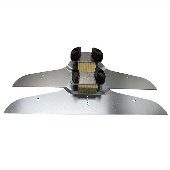 CAIJIEXI Stair Tread Template Set Stair Ruler for Lay Out Stair Treads Risers Shelving Silver