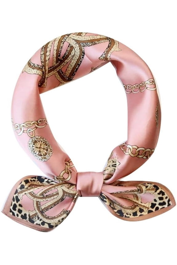 100% Mulberry Silk Scarfs Small Square Scarf 21" x 21" Neck Scarf Breathable Lightweight for Women Gift Packed