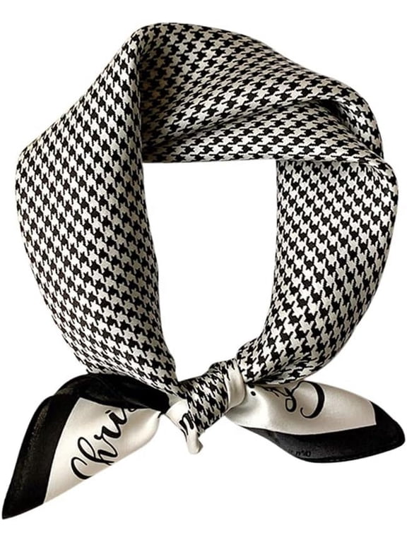 100% Mulberry Silk Scarfs Small Square Scarf 21" x 21" Neck Scarf Breathable Lightweight for Women Gift Packed