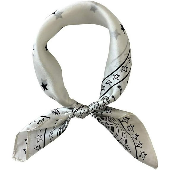 CAILDANL 100% Mulberry Silk Scarfs for Women-Lightweight Square Satin Head Scarf-Small Silk Hair Scarf for Sleeping 21"x21"