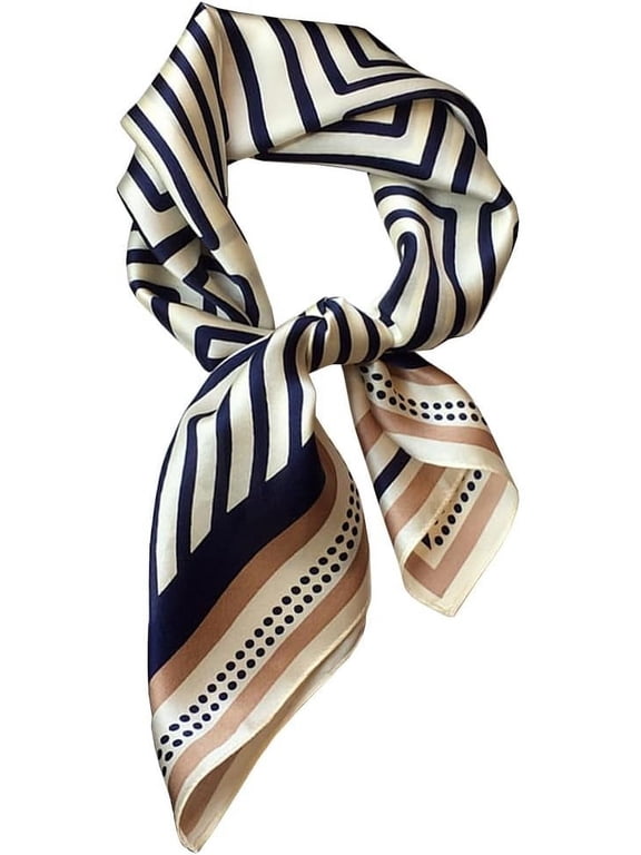100% Pure Mulberry Silk Square Scarf for Hair-27''x27'' Women Men Natural Silk Neckerchief Headscarf