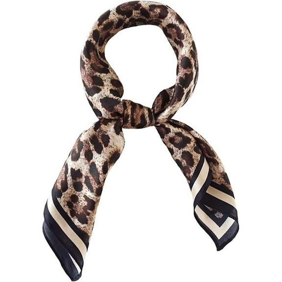 CAILDANL 100% Real Mulberry Silk Scarf -21'' x 21''- Lightweight Neckerchief –Women Men Small Square Digital Printed Scarves