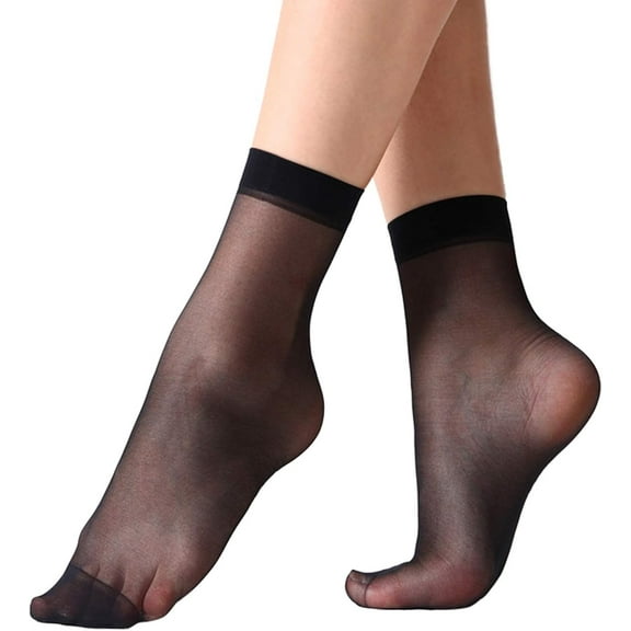 CAILDANL 12 Pairs Women's Ankle High Sheer Socks