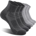 thumbnail image 1 of CAILDANL 6 Pack Men's Ankle Socks with Cushion, Sport Athletic Running Socks, 1 of 7