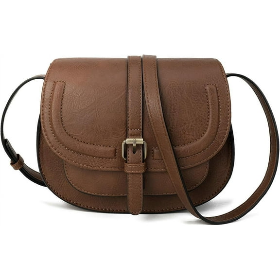 CAILDANL Crossbody Bags for Women,Small Saddle Purse and Boho Cross Body Handbags,Vegan Leather