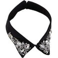 thumbnail image 1 of CAILDANL Detachable Blouse False Collar Shiny Rhinestone Fake Collar Choker Peter Pan Necklace, 1 of 3