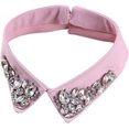 thumbnail image 1 of CAILDANL Detachable Blouse False Collar Shiny Rhinestone Fake Collar Choker Peter Pan Necklace, 1 of 3